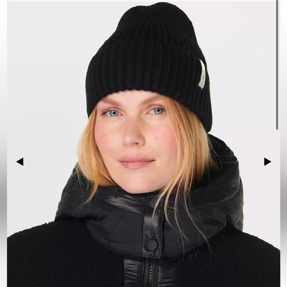 Sweaty Betty Winter Hat Toque black hat New with tags! women't hat
